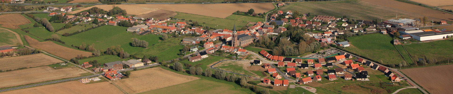 Vue aérienne de Flêtre